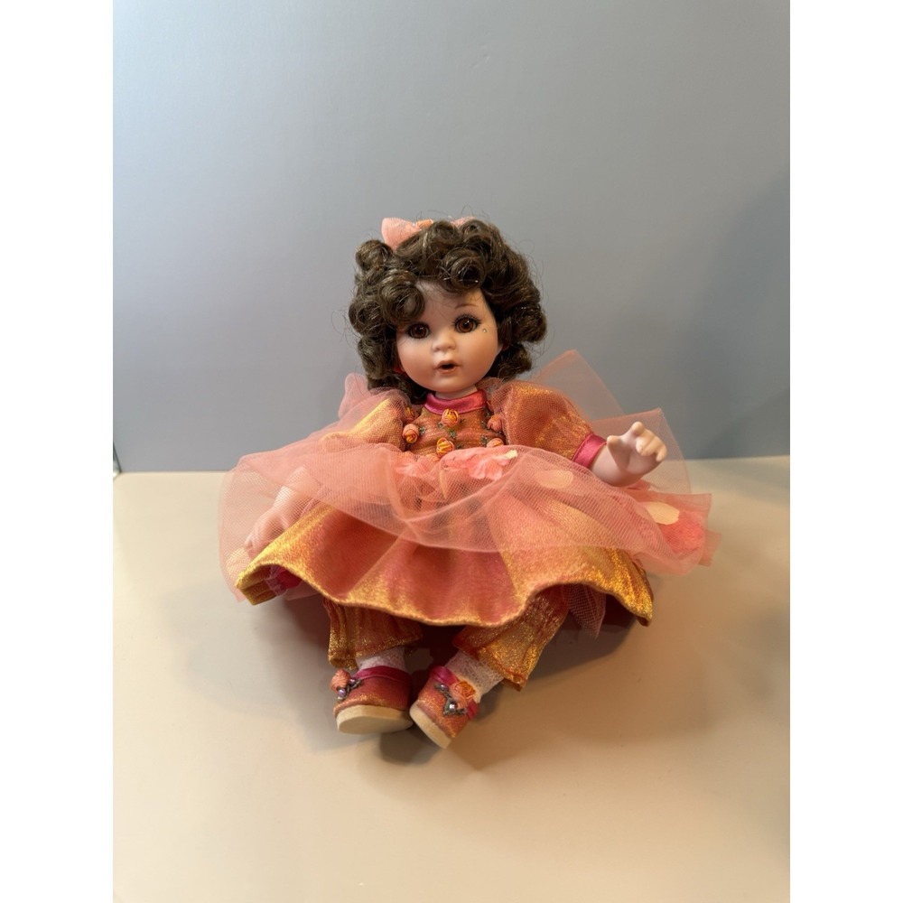 Marie Osmond Porcelain Doll Tiny Tot Remember Me Rose Bud 5 in. Orig box